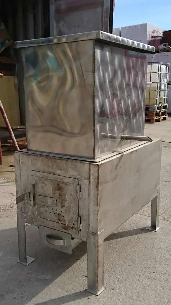 Parní voskotopka na dřevo na 10 rámečků Nerez