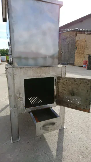 Parní voskotopka na dřevo na 10 rámečků Nerez