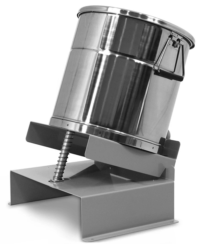 stojan pod stáčaciu nádobu oceľový s automatickým naklápaním