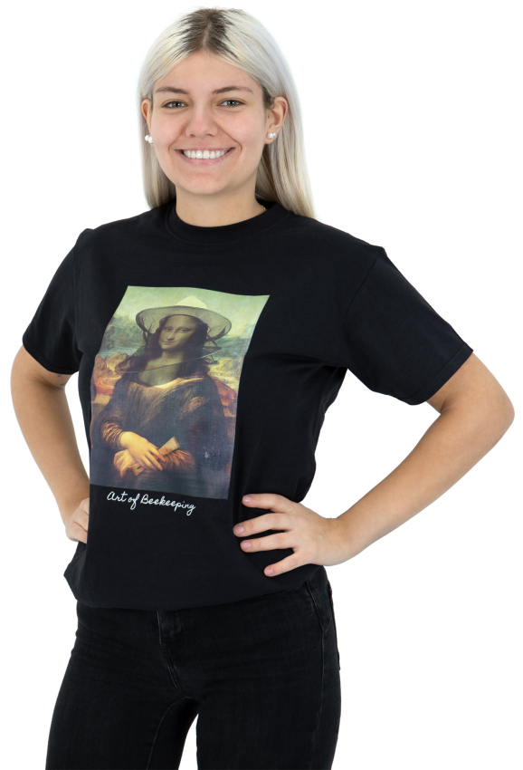 Tričko umenie včelárstva – Mona Lisa včelárka