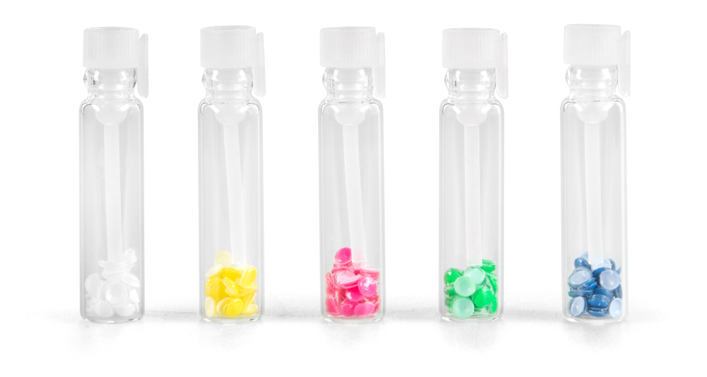 Súprava fluorescenčných opalitových značiek bez čísel – 5 farieb