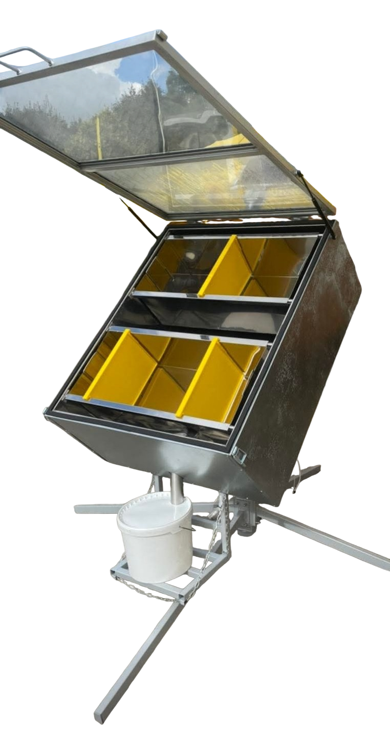 Slnečná topička vosku rotačná 