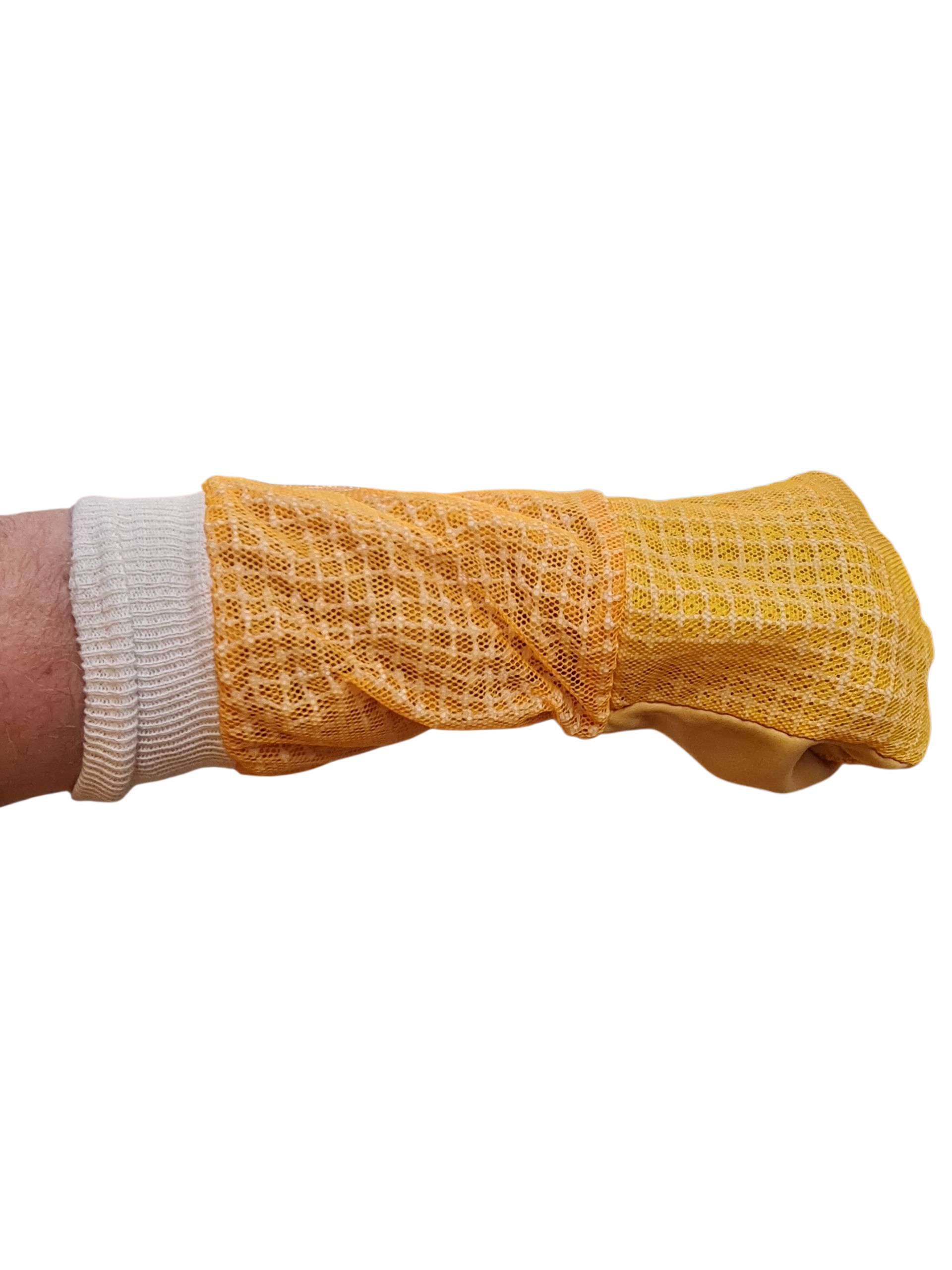 Rukavice včelárske koženné AIR ventilované žlté