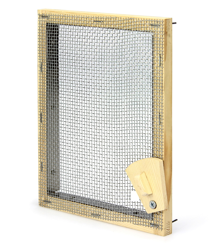 Pridávacia klietka na matku – s kovovou mriežkou a dreveným rámom