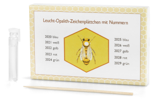 Súprava svietiacich opalitových značkovacích štítkov